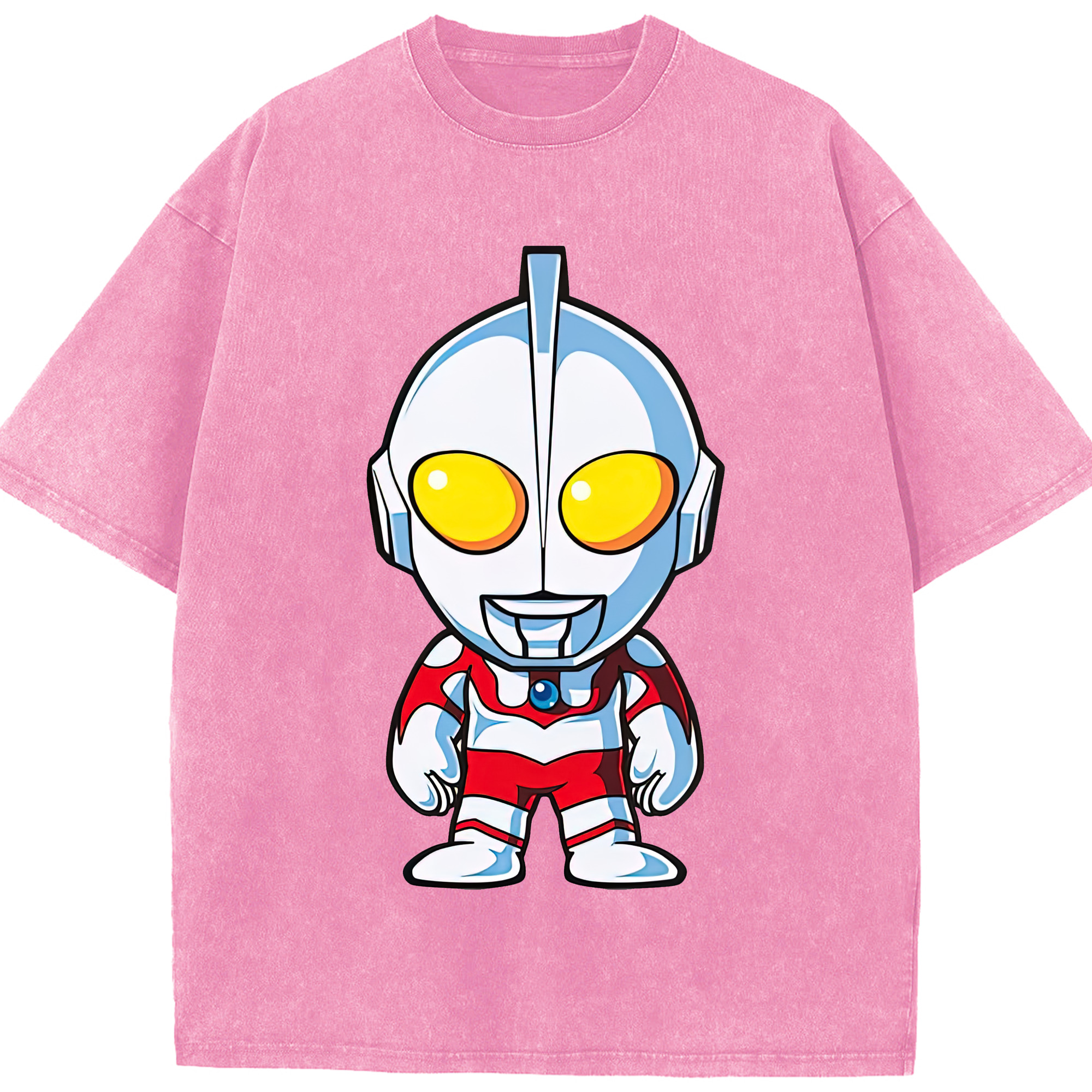 （画像用） ウルトラマン Ultraman 綿100% ヴィンテージ風 半袖Tシャツ（フロントプリント）